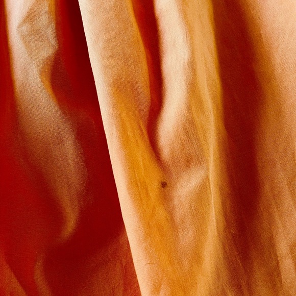 Tangerine Bishop Dress:Smocked Flowers & Pearls 6M - Picture 3 of 8